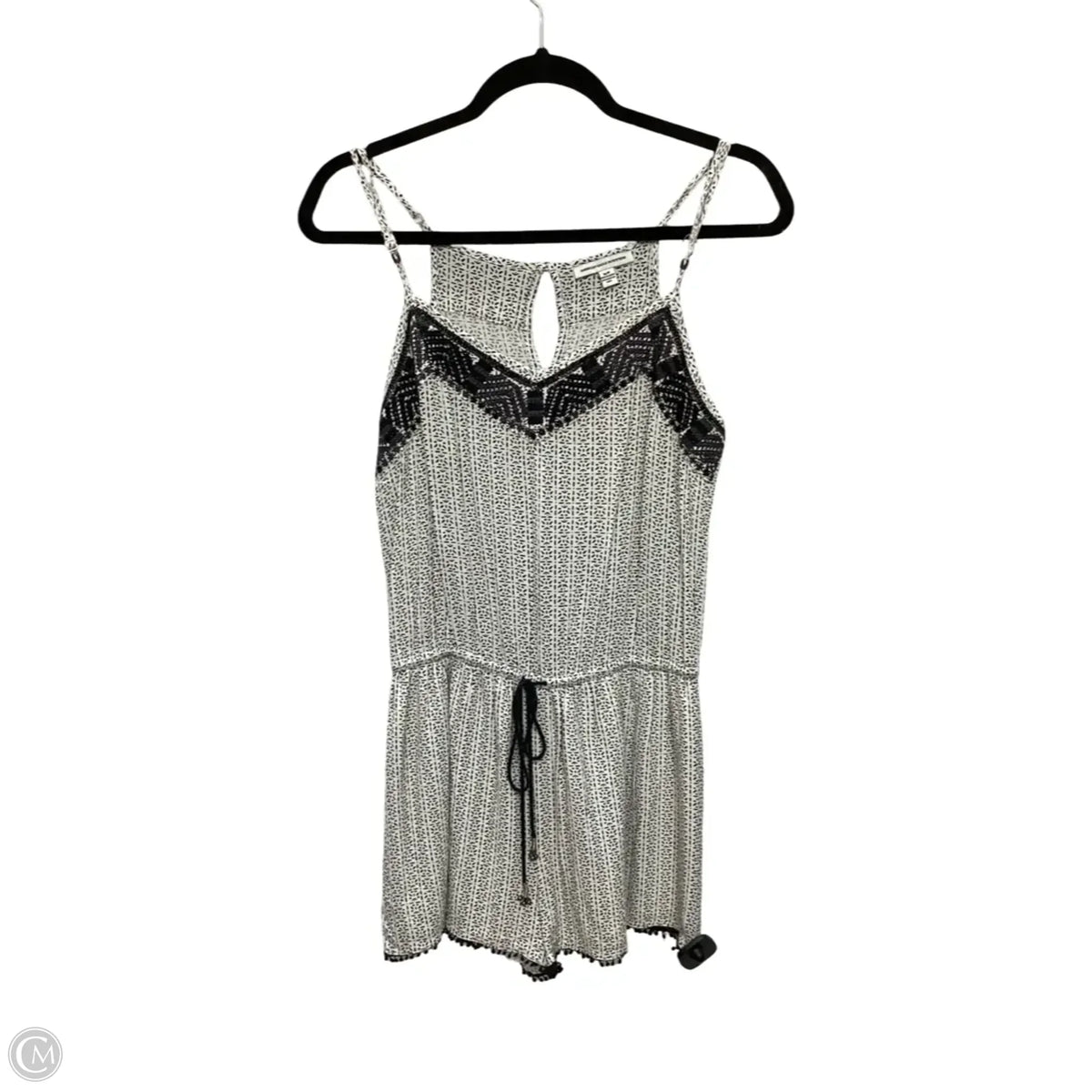 Romper By American Eagle In Black & White, Size: S
