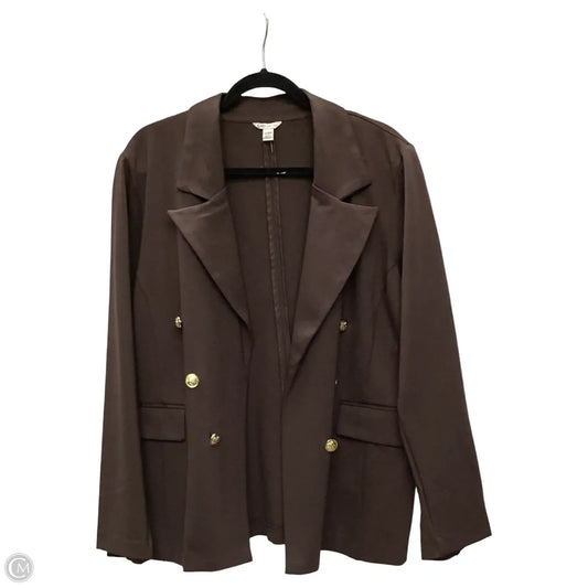 Blazer By Cato In Brown, Size: 3x