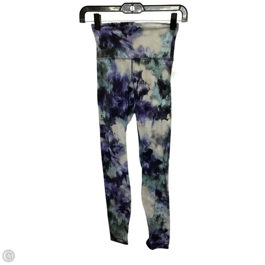Athletic Leggings By Lululemon In Tie Dye Print, Size: 2