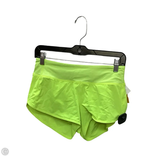Athletic Shorts By Lululemon In Yellow, Size: 6