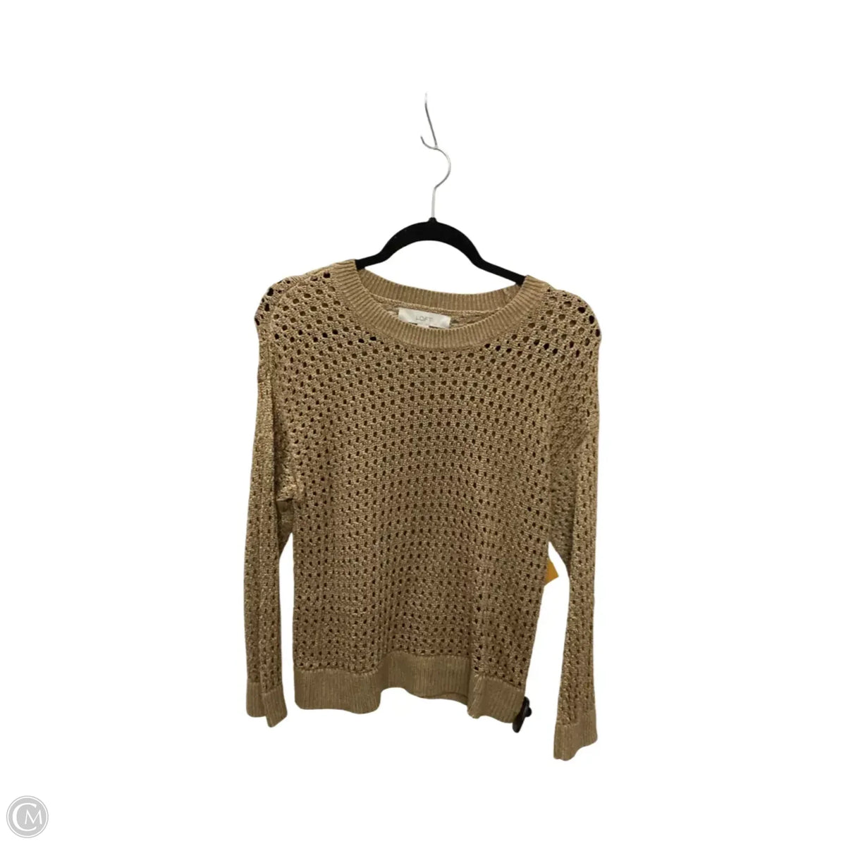Sweater By Loft In Gold, Size: M