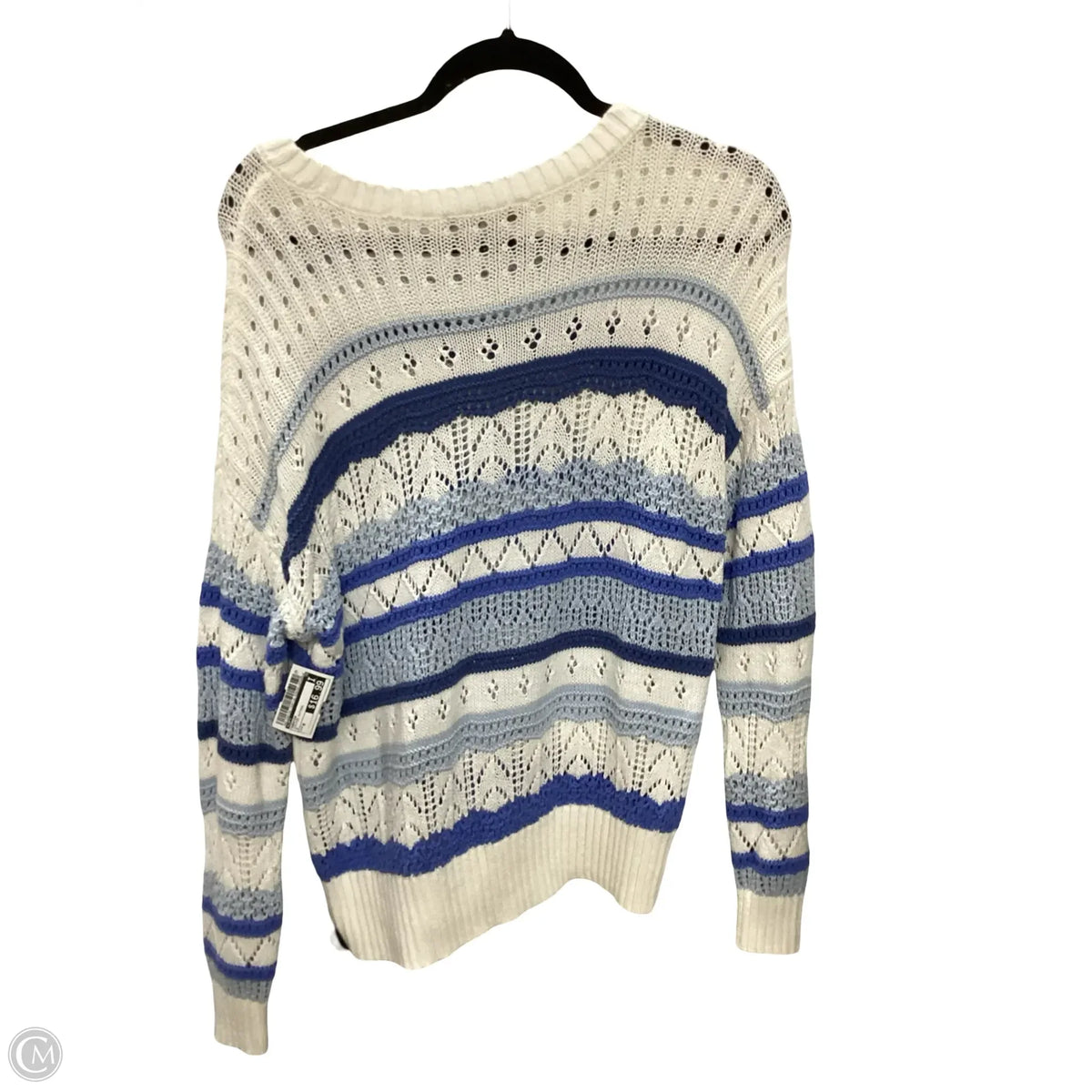 Sweater By Loft In Striped Pattern, Size: M