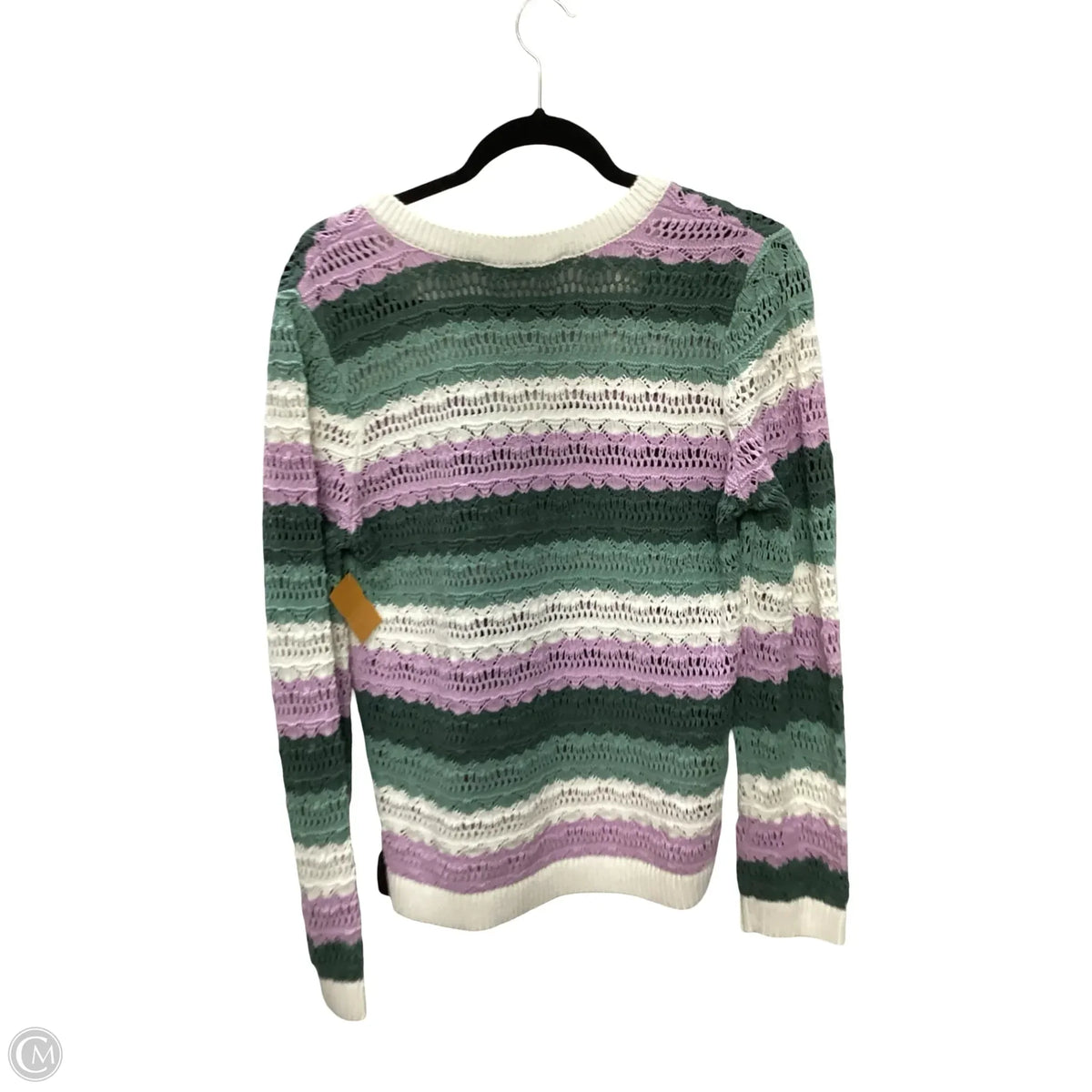 Sweater By Loft In Striped Pattern, Size: M