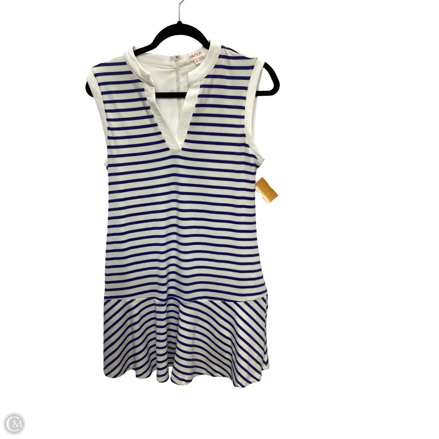 Athletic Dress By Tcec In Striped Pattern, Size: L