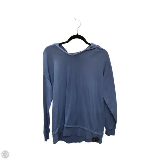 Athletic Sweatshirt Hoodie By Athleta In Blue, Size: M