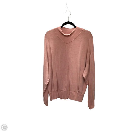 Athletic Sweatshirt Crewneck By Athleta In Pink, Size: Xl