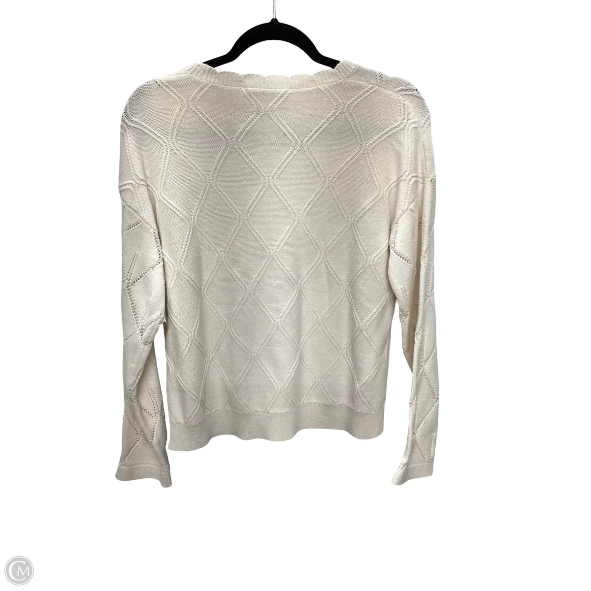 Sweater By Loft In Cream, Size: M
