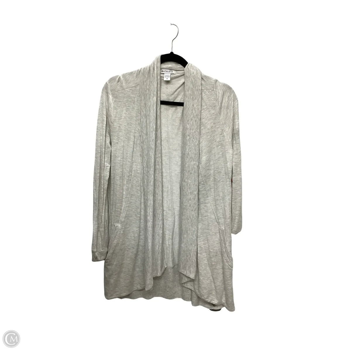 Athletic Jacket By Athleta In Grey, Size: M