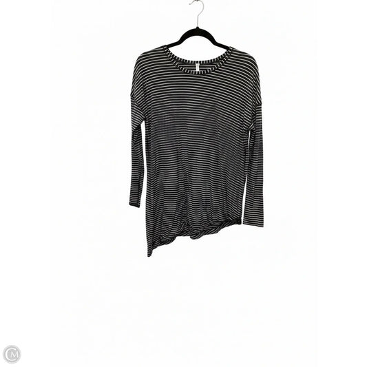 Athletic Top Long Sleeve Crewneck By Lululemon In Striped Pattern, Size: 10