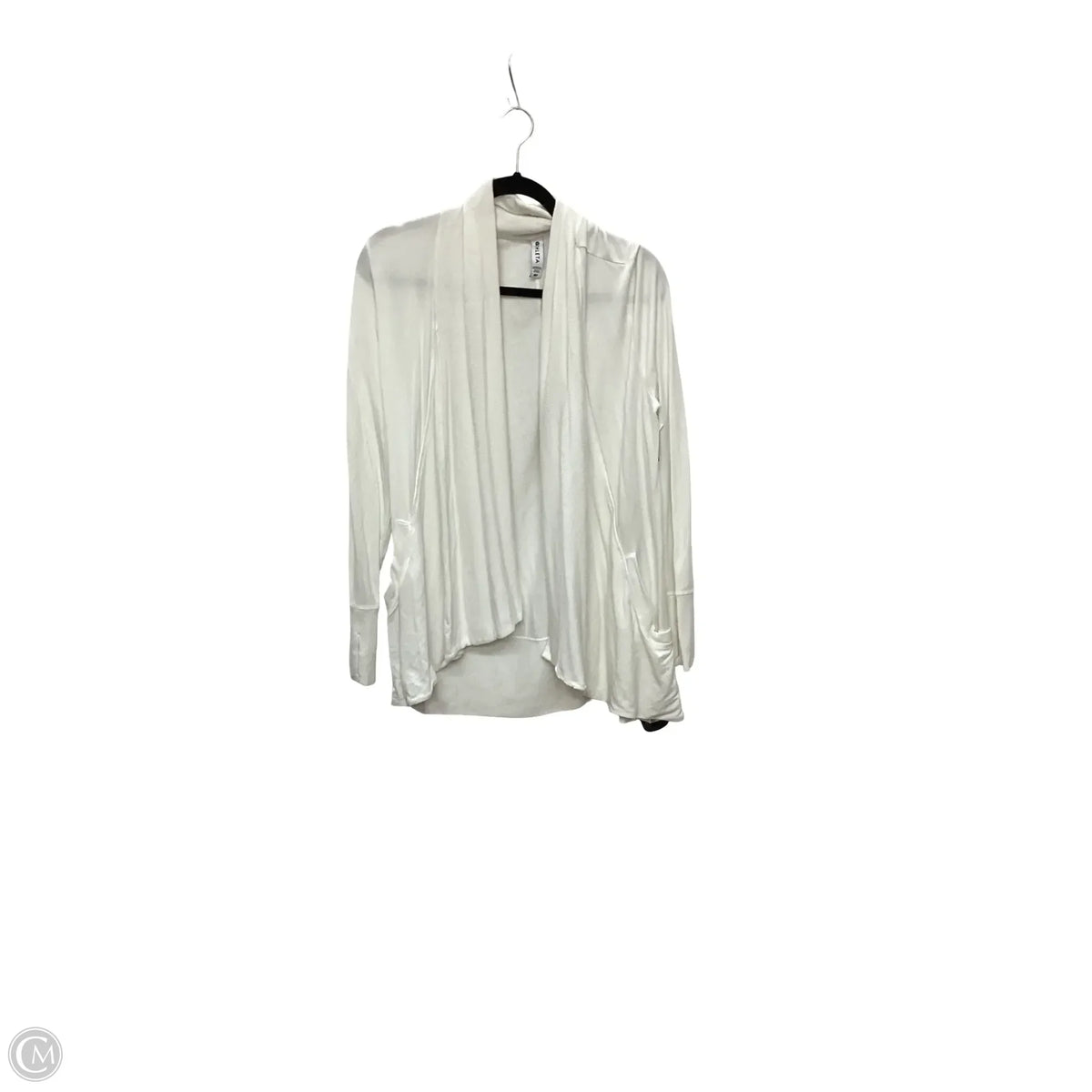 Athletic Jacket By Athleta In White, Size: M