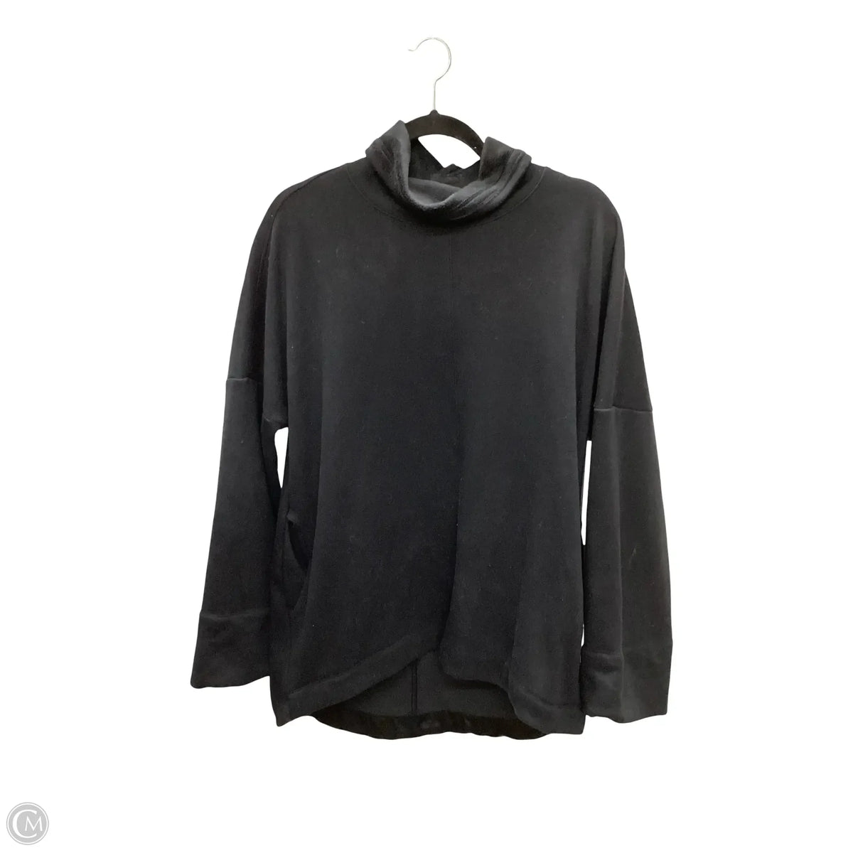 Athletic Sweatshirt Collar By Athleta In Black, Size: M