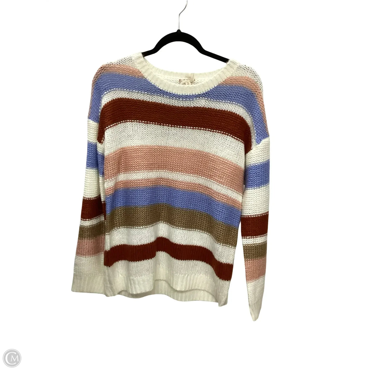 Sweater By Hem & Thread In Striped Pattern, Size: S