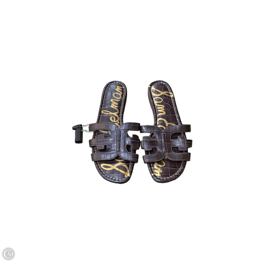 Sandals Flats By Sam Edelman In Brown, Size: 7.5
