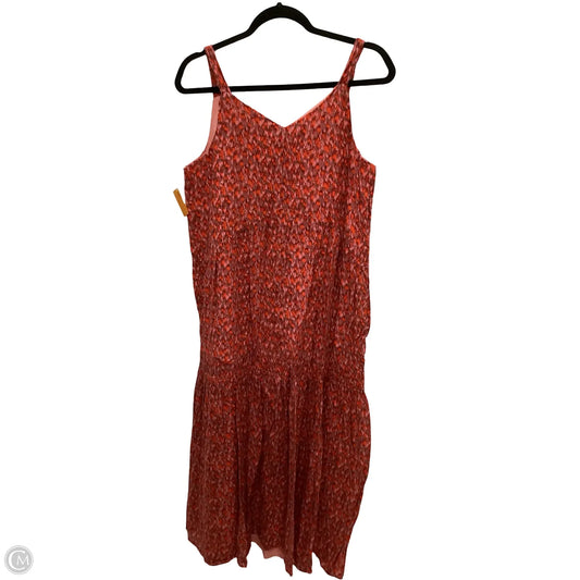 Dress Casual Maxi By Joie In Red, Size: M
