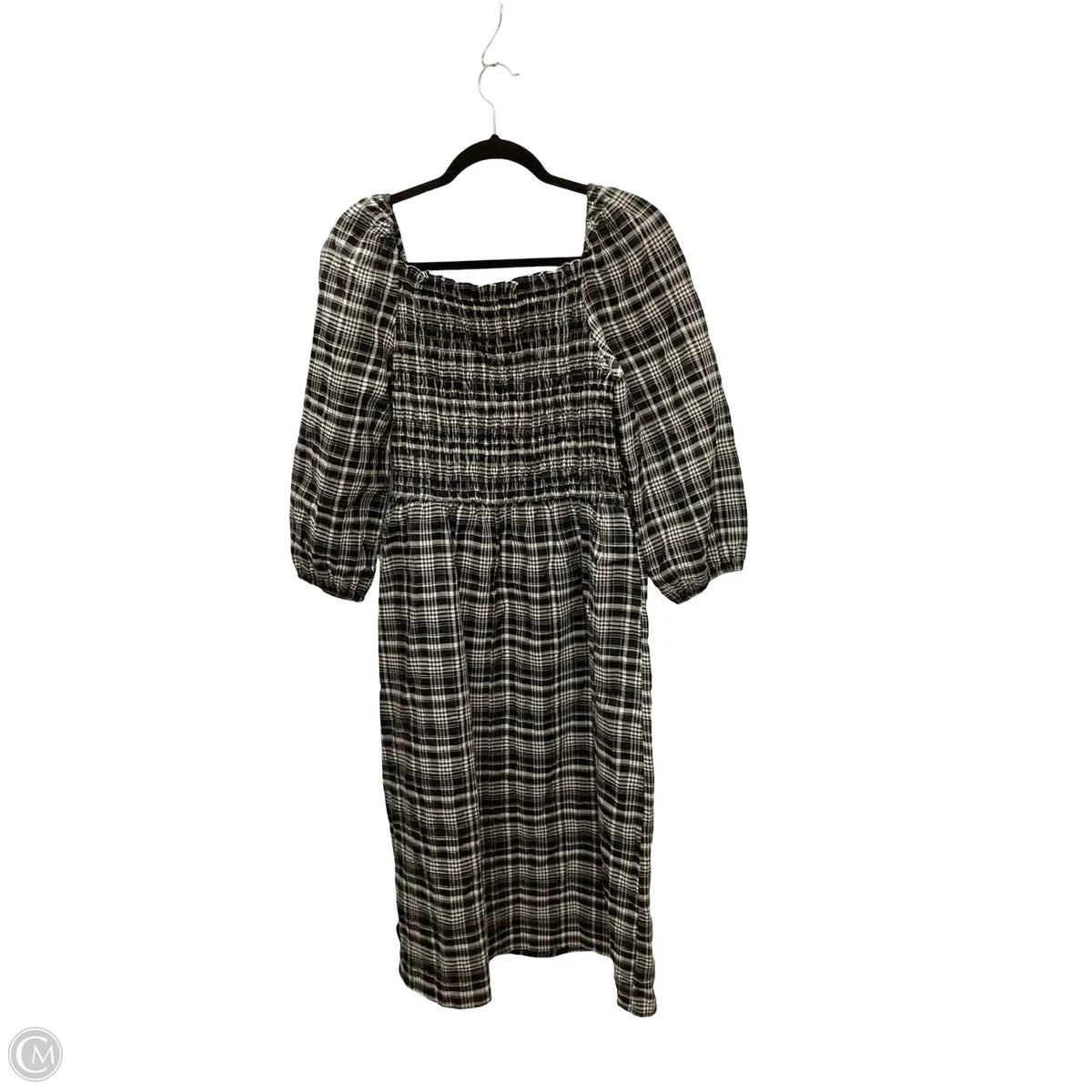 Dress Casual Short By Loft In Plaid Pattern, Size: Mp