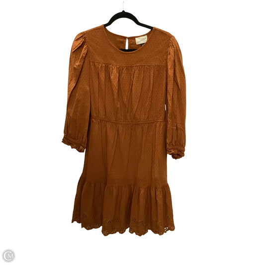 Dress Casual Short By Universal Thread In Orange, Size: L