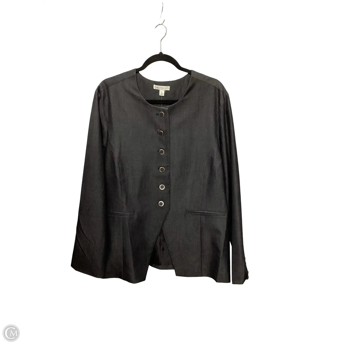 Blazer By Cato In Grey, Size: Xl
