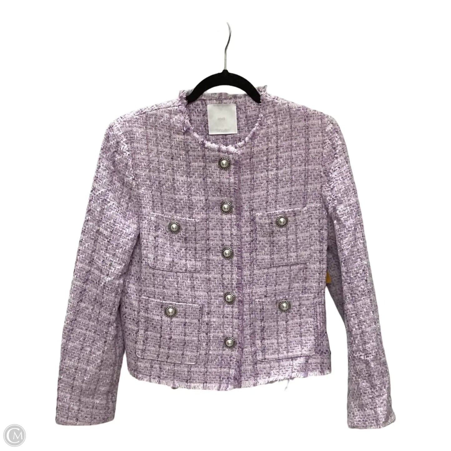 Blazer By Mng In Purple, Size: M