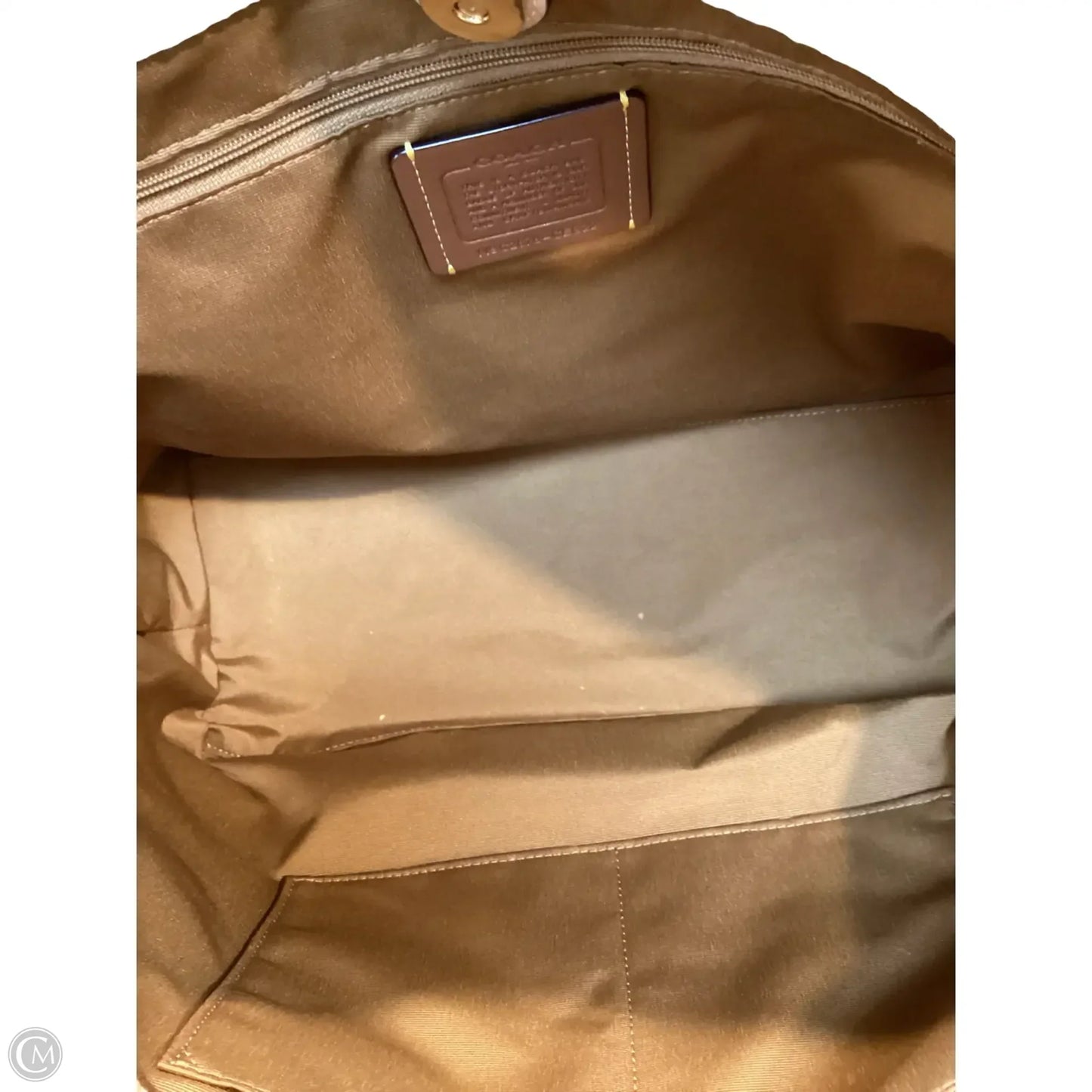 Tote Designer By Coach, Size: Large