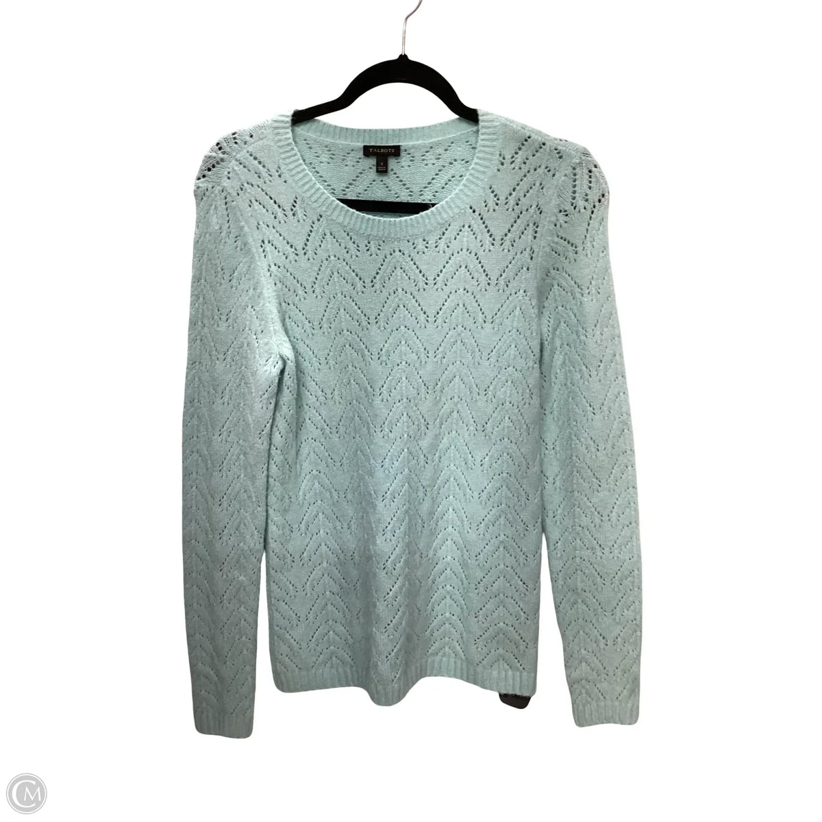 Blouse Long Sleeve By Talbots In Blue, Size: S