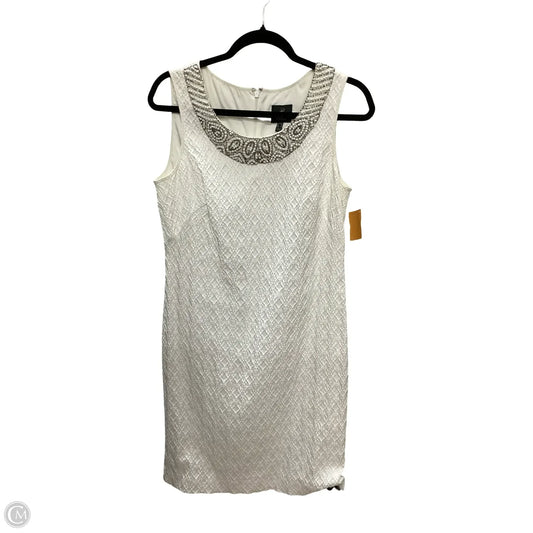 Dress Party Short By Adrianna Papell In White, Size: M