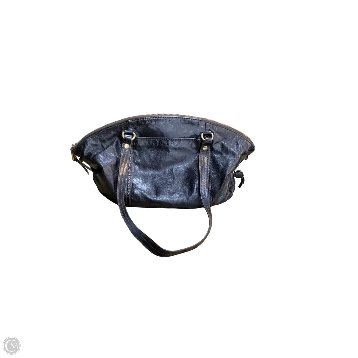 Handbag Leather By Hobo Intl, Size: Medium
