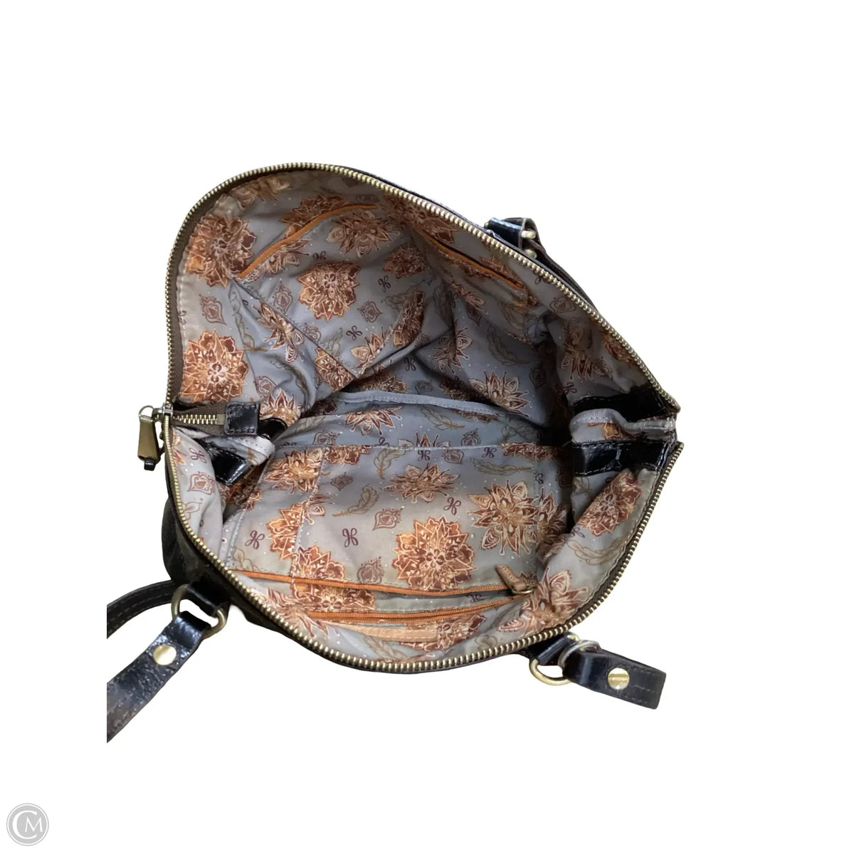 Handbag Leather By Hobo Intl, Size: Medium