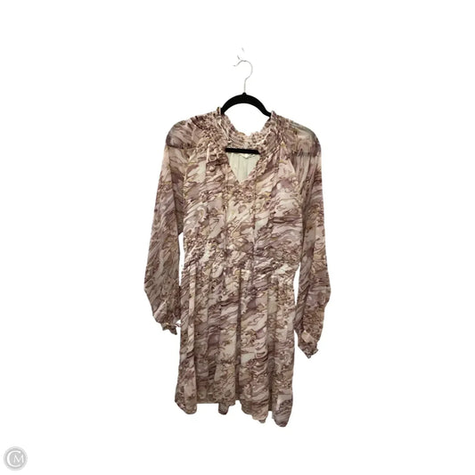 Dress Casual Short By June & Hudson In Tie Dye Print, Size: Xl