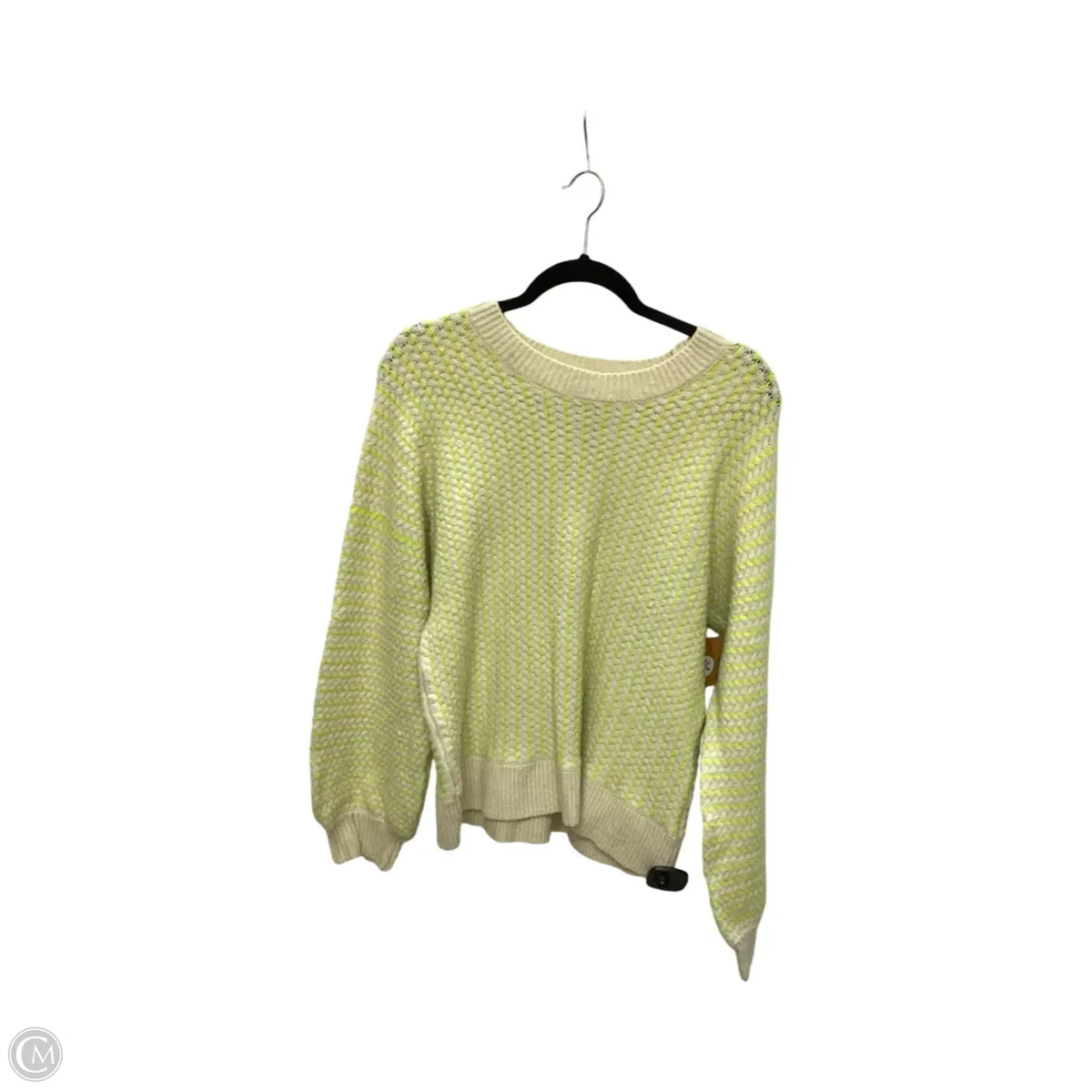 Sweater By Flat White In Striped Pattern, Size: L