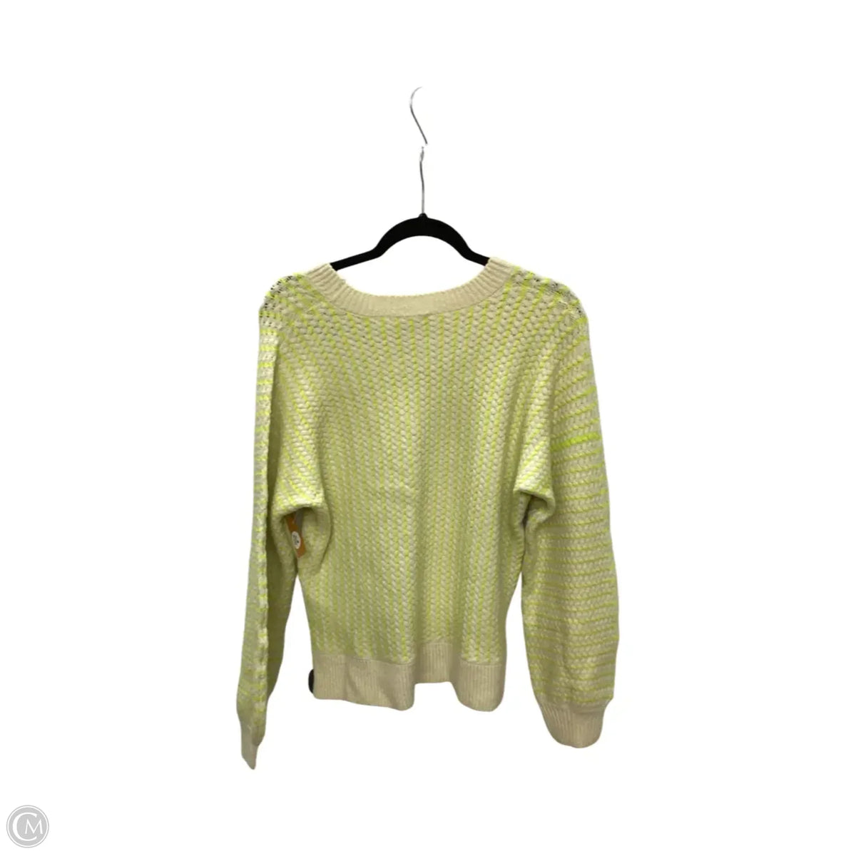 Sweater By Flat White In Striped Pattern, Size: L