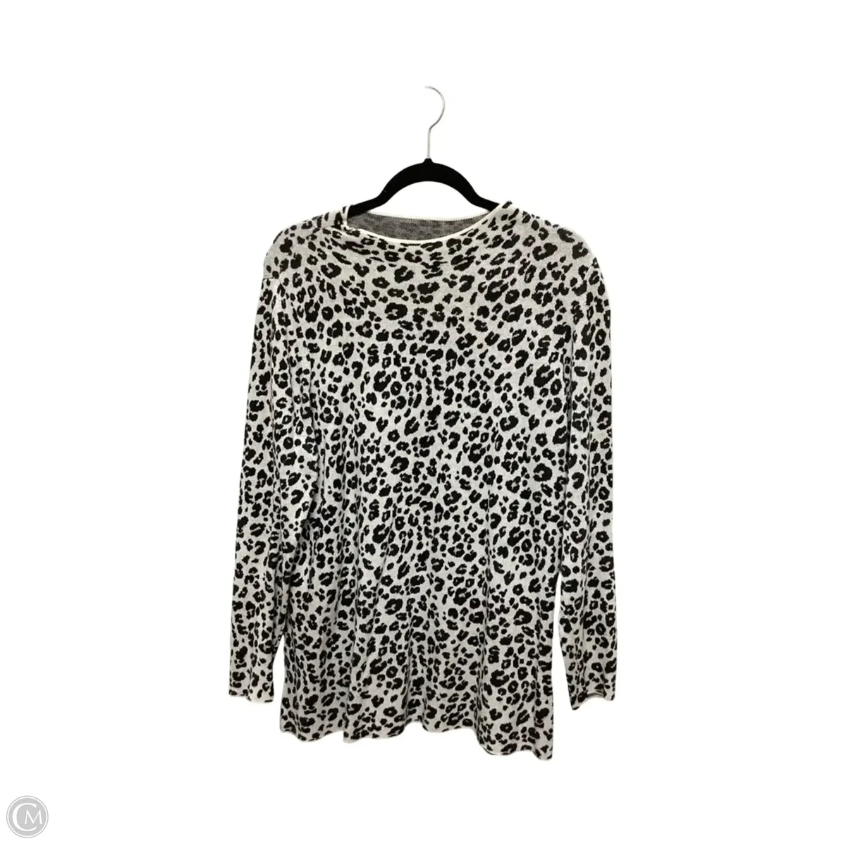 Sweater By Loft In Animal Print, Size: L