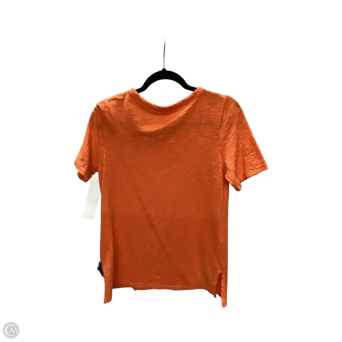 Top Short Sleeve Basic By Chicos In Orange, Size: 0