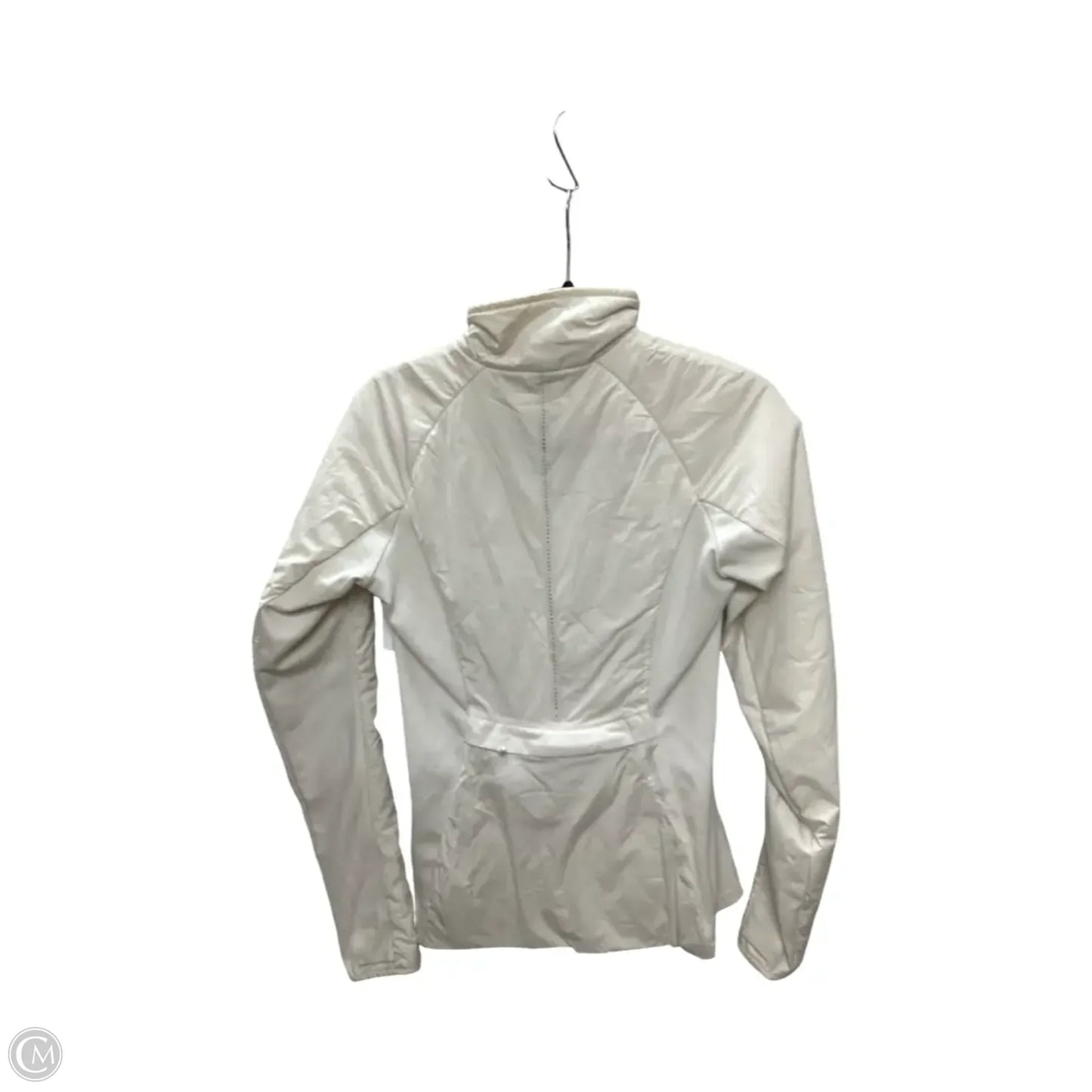 Athletic Jacket By Lululemon In White, Size: 6