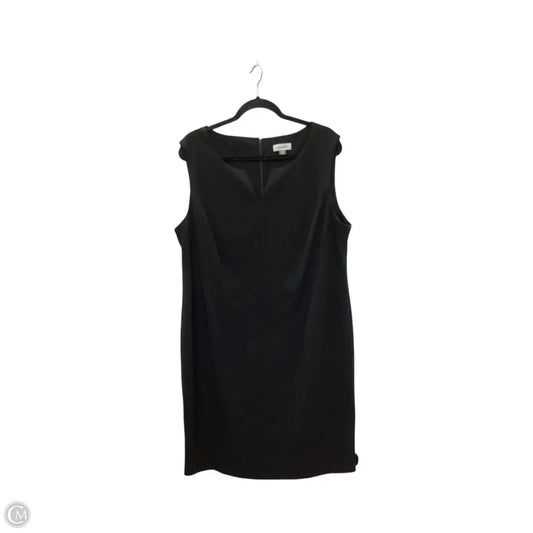 Dress Work By Calvin Klein In Black, Size: 2x