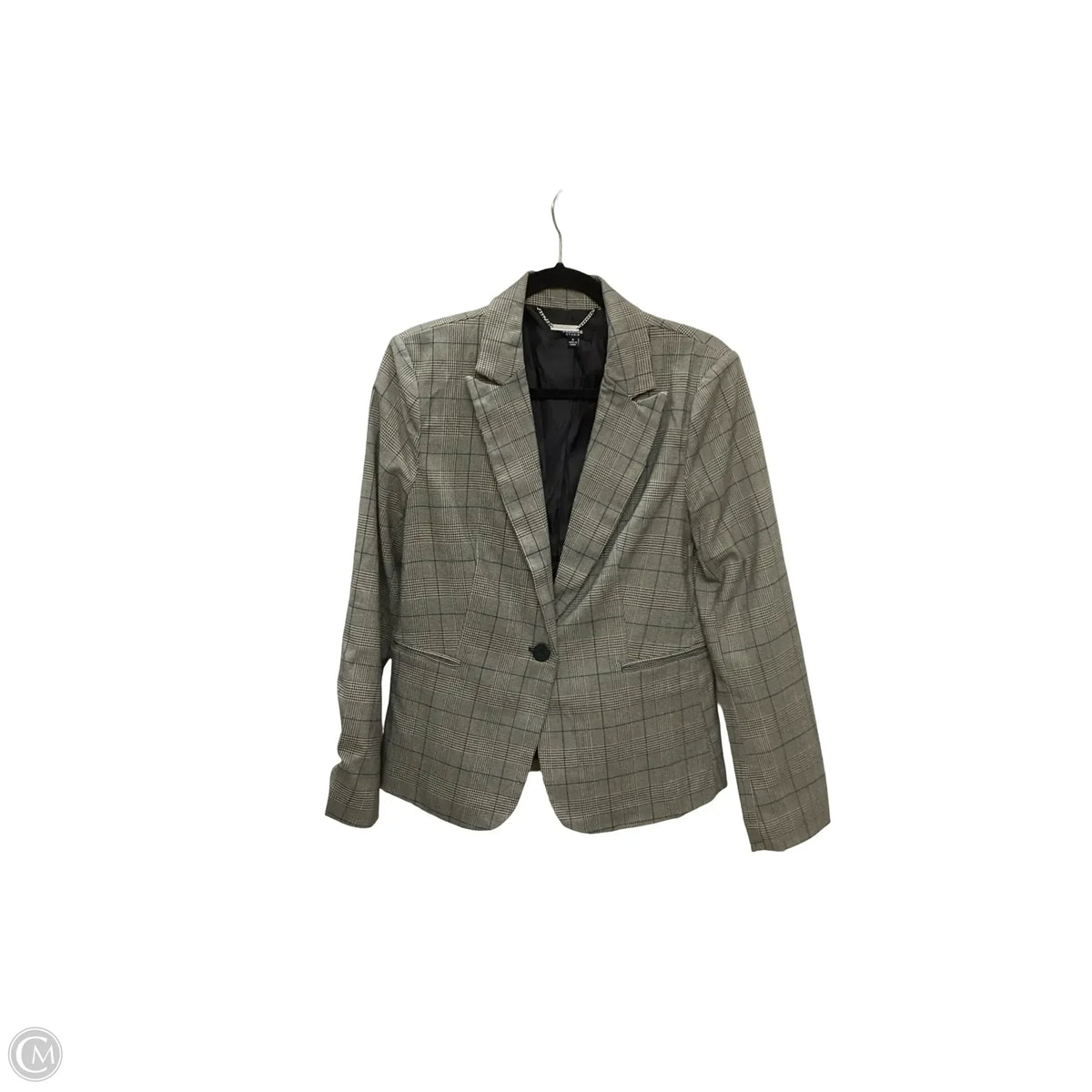 Blazer By Premise Studio In Plaid Pattern, Size: M