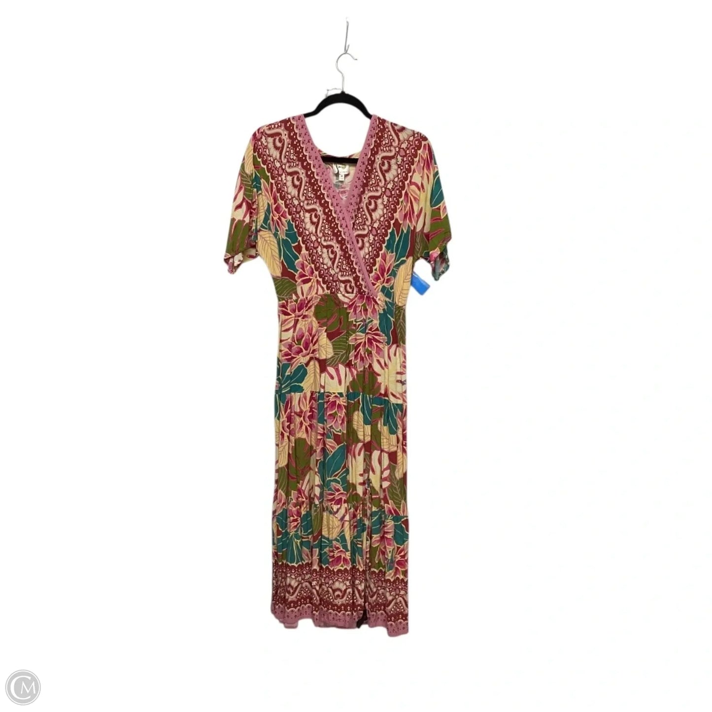 Dress Casual Maxi By Fig and Flower In Floral Print, Size: M