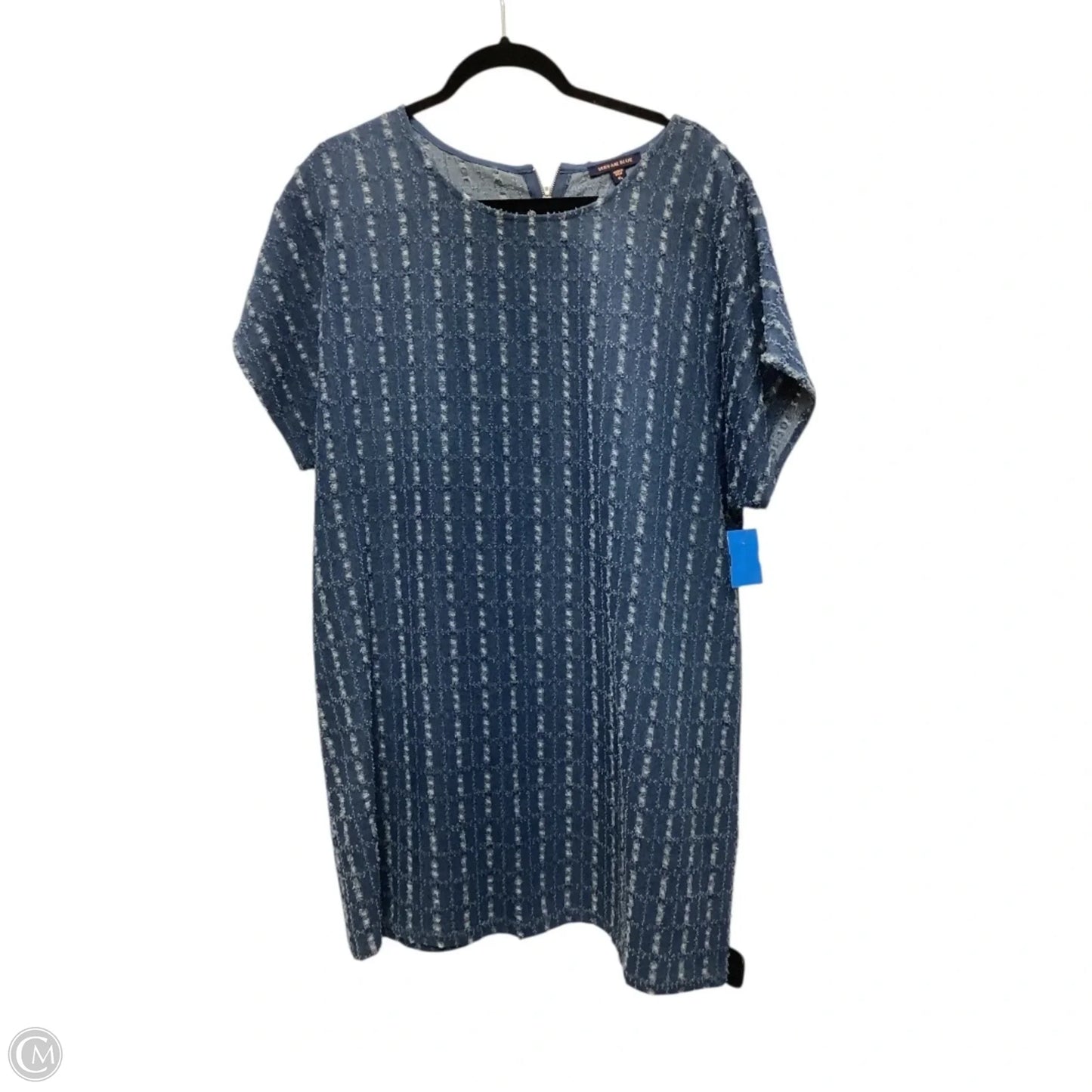 Dress Casual Short By Skies Are Blue In Blue Denim, Size: Xl