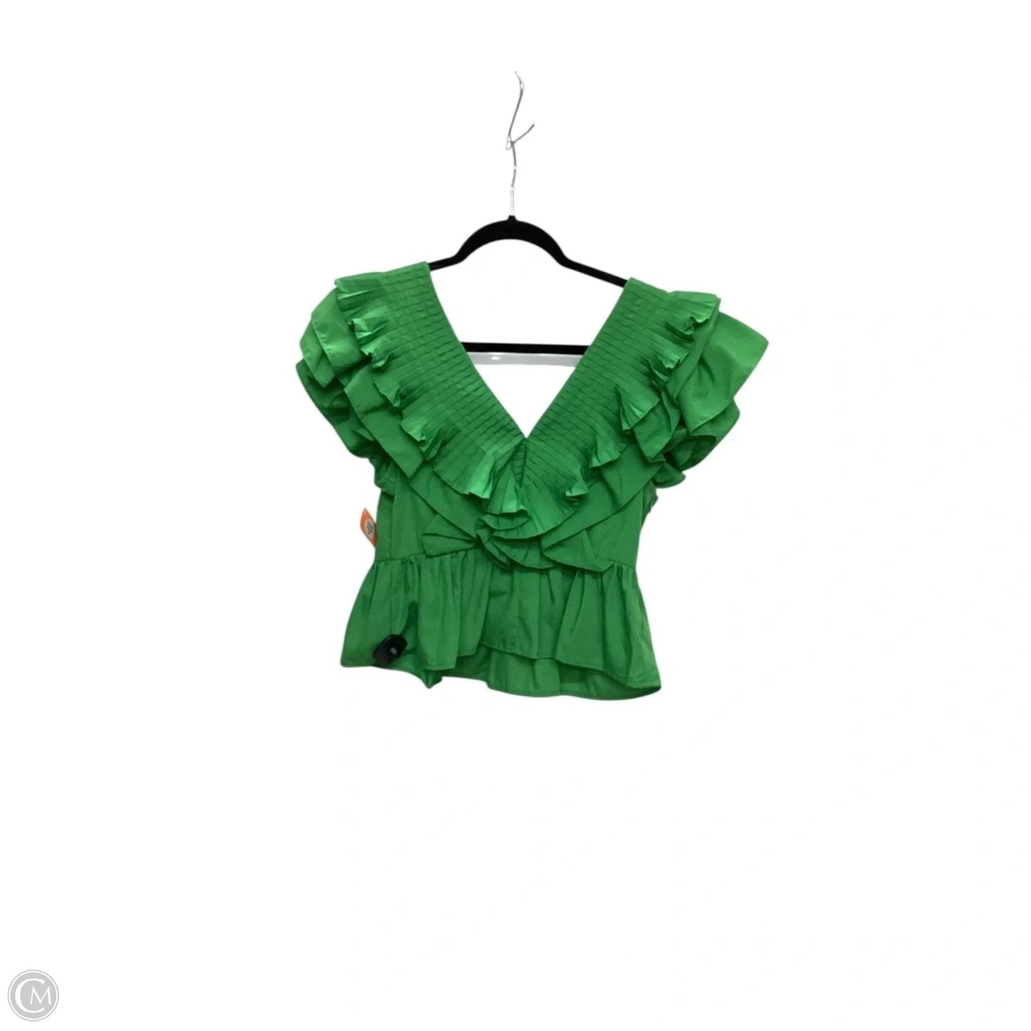 Blouse Sleeveless By Entro In Green, Size: S