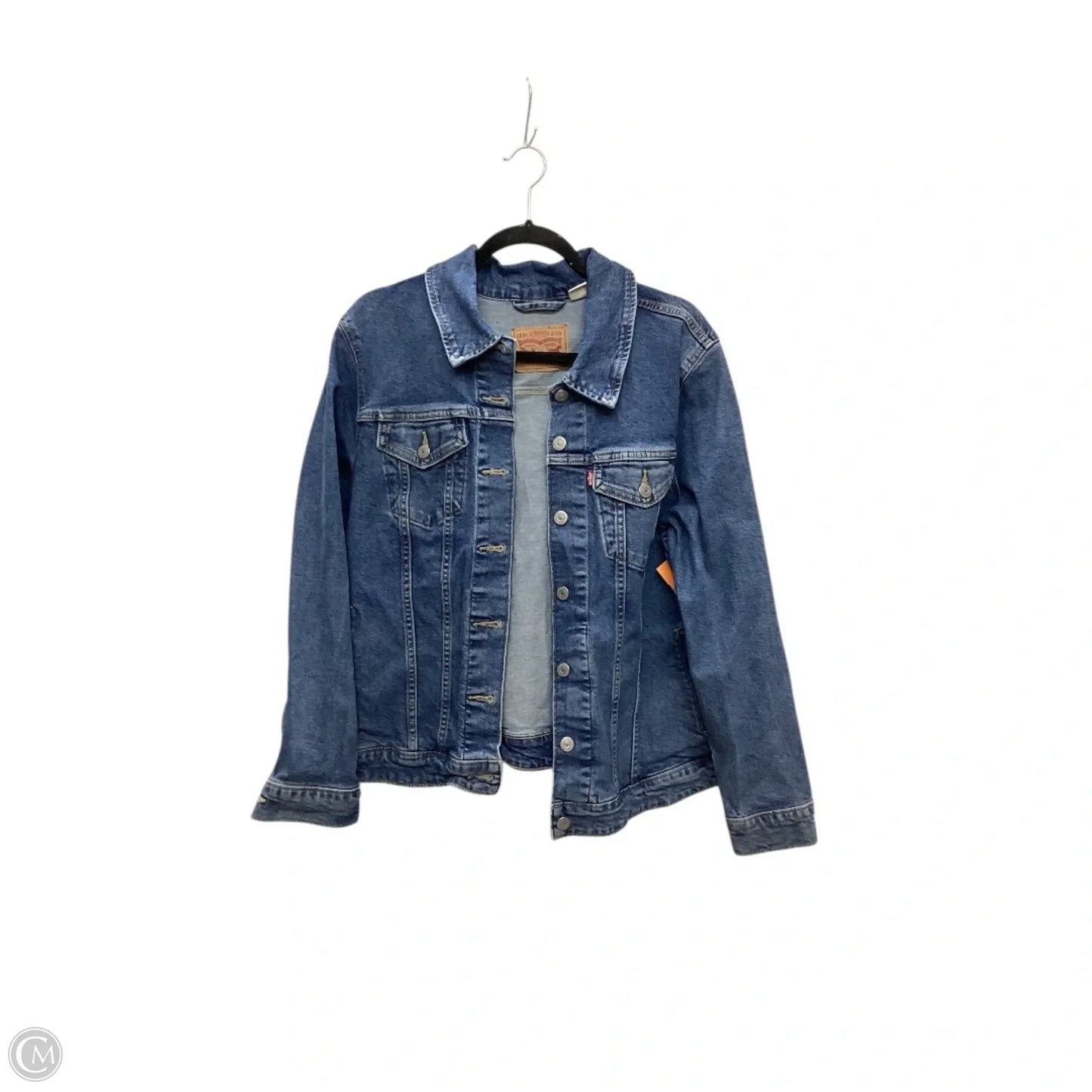 Jacket Denim By Levis In Blue Denim, Size: 2x