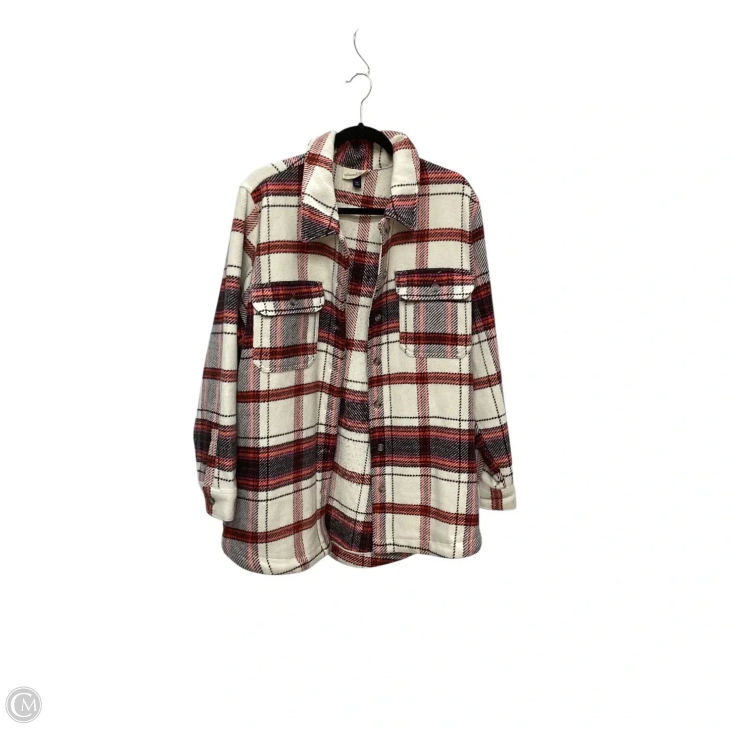 Jacket Shirt By Universal Thread In Plaid Pattern, Size: Xxl