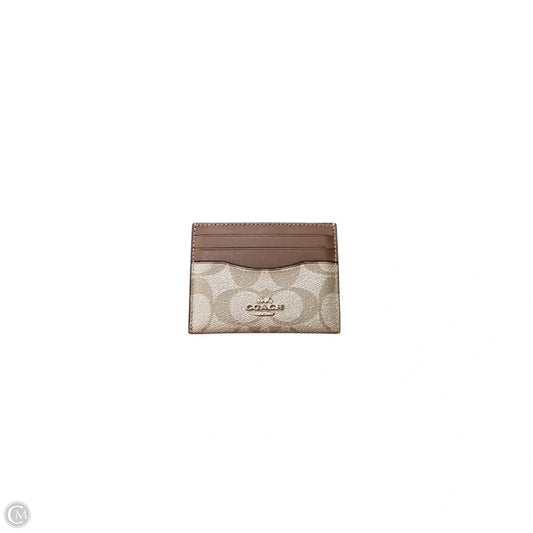 Wallet Designer By Coach, Size: Small