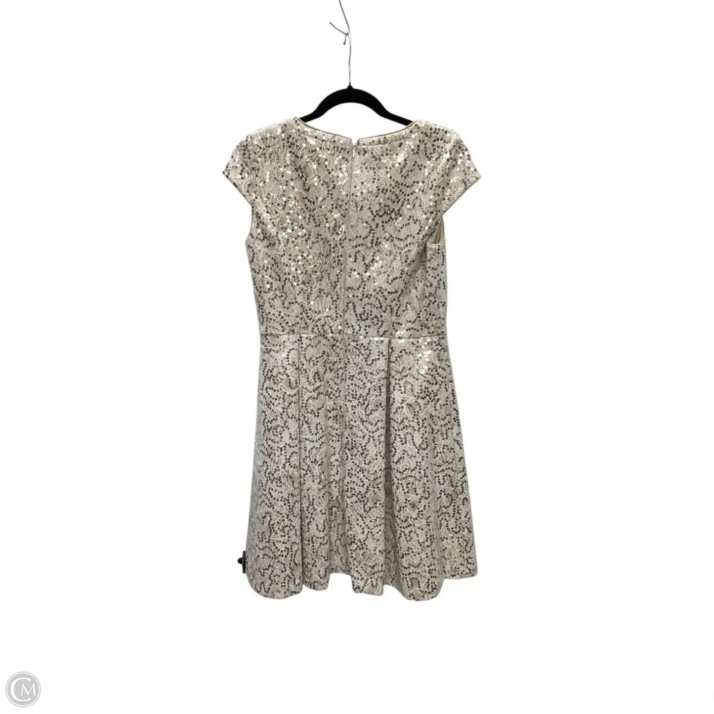 Dress Party Short By Calvin Klein In Cream, Size: 6