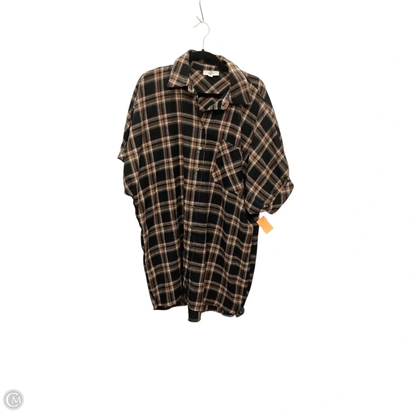 Dress Casual Short By Entro In Plaid Pattern, Size: M