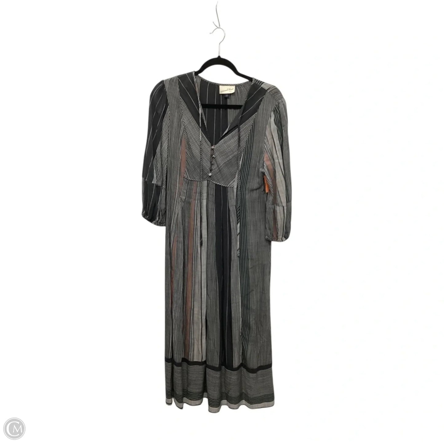 Dress Casual Midi By Universal Thread In Striped Pattern, Size: S