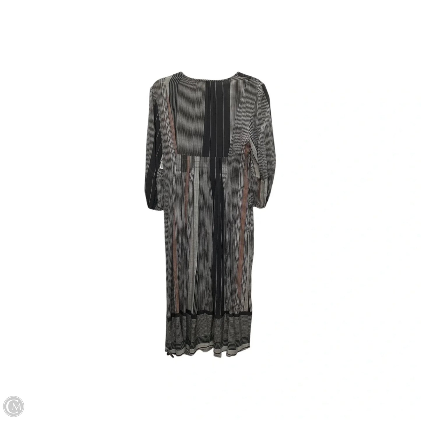 Dress Casual Midi By Universal Thread In Striped Pattern, Size: S