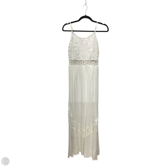Dress Casual Maxi By Lulumari In White, Size: S