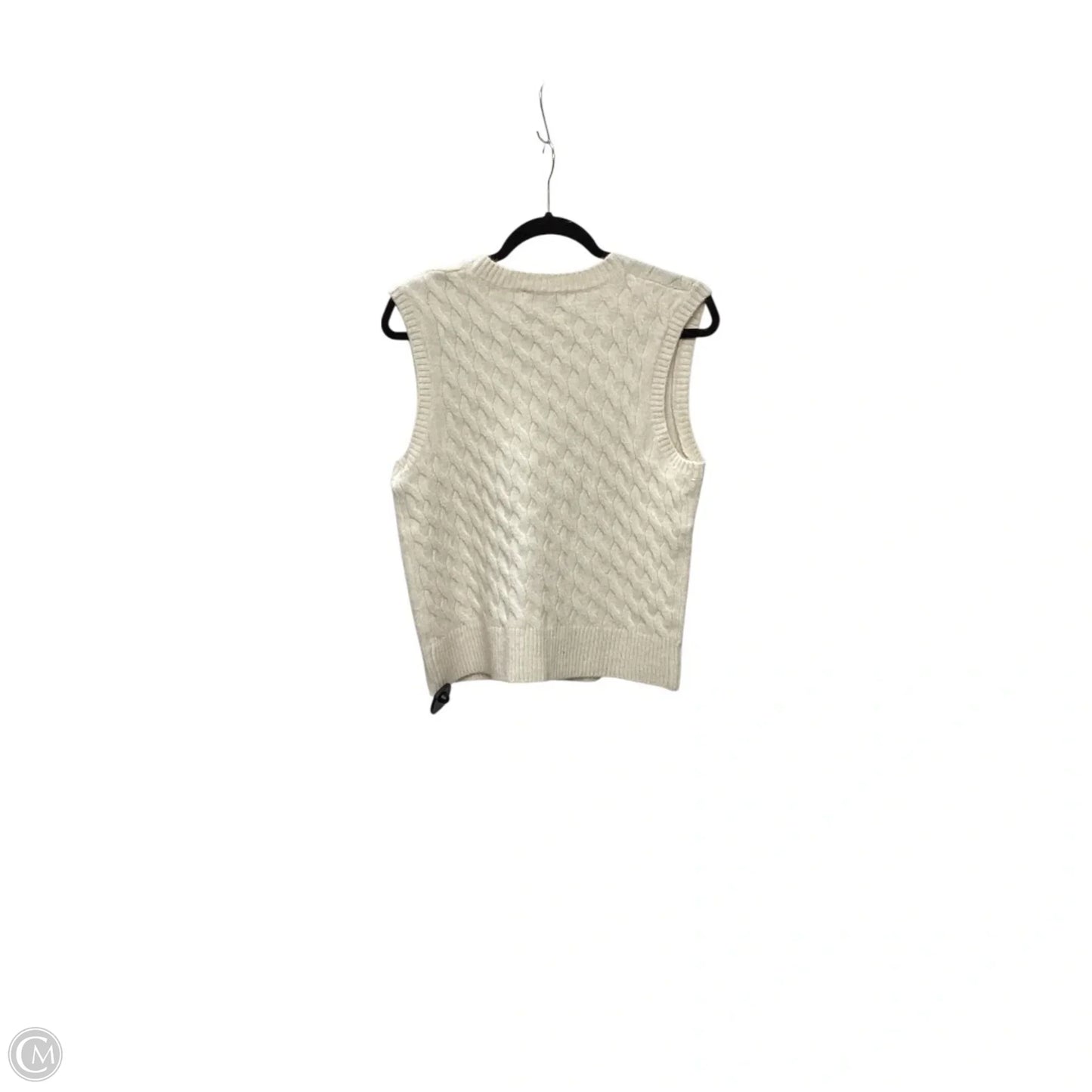 Vest Sweater By Bishop + Young In Cream, Size: M