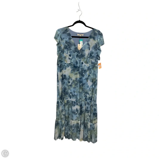 Dress Casual Maxi By Clothes Mentor In Tie Dye Print, Size: Xl
