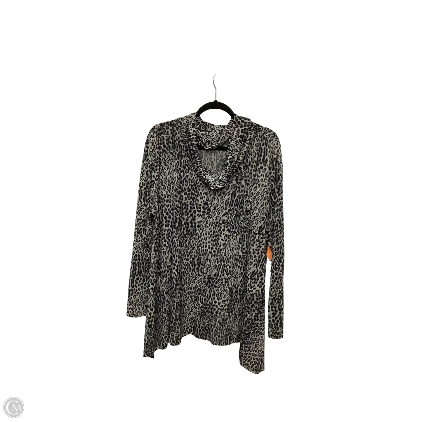 Top Long Sleeve By Chicos In Animal Print, Size: 2