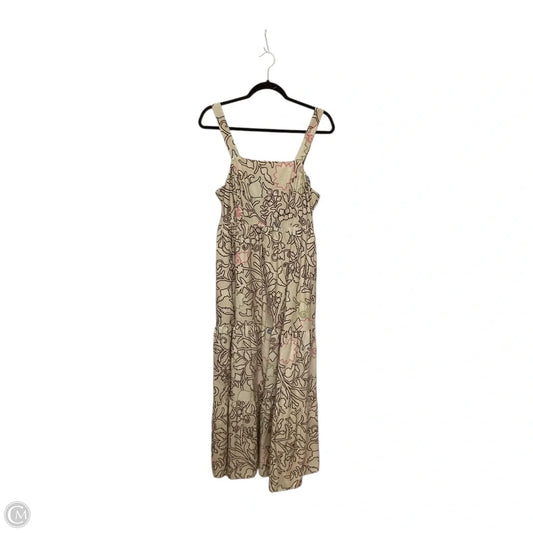 Dress Casual Maxi By Knox Rose In Tan, Size: M